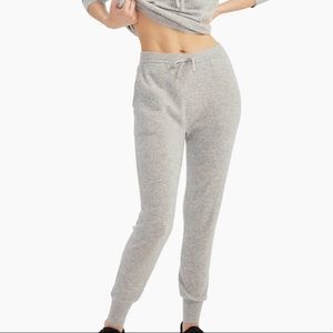 NAADAM The Essential Cashmere Sweatpants, Cement Gray, XS